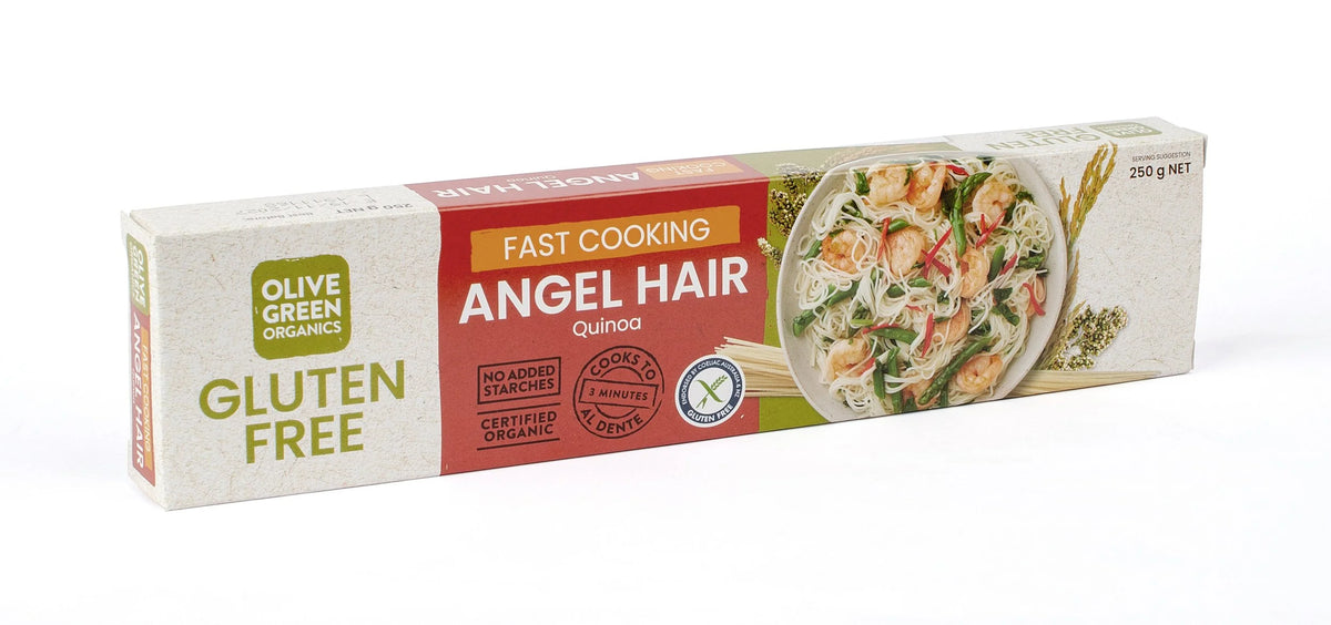 Olive Green Organics Fast Cooking Angel Hair Spaghetti 250g