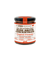 Jar of Bone Broth Concentrate from The Stock Merchant on a white background