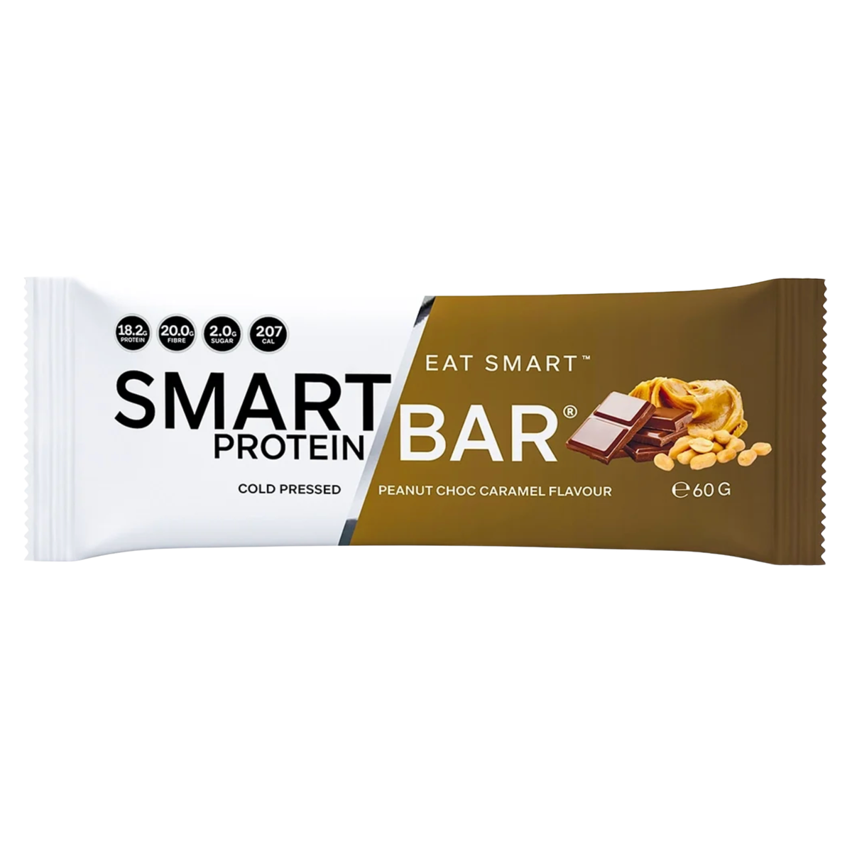Smart Protein Bar Peanut Chocolate Caramel Protein Bar 60g