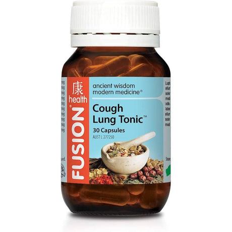 Fusion Health Cough Lung Tonic 30 Veg Capsules