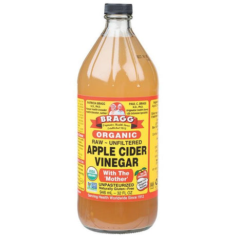 Bragg Apple Cider Vinegar Unfiltered & Contains The Mother 946ml