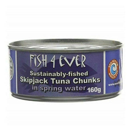 Fish4Ever Skipjack Chunks Spring Water 160g