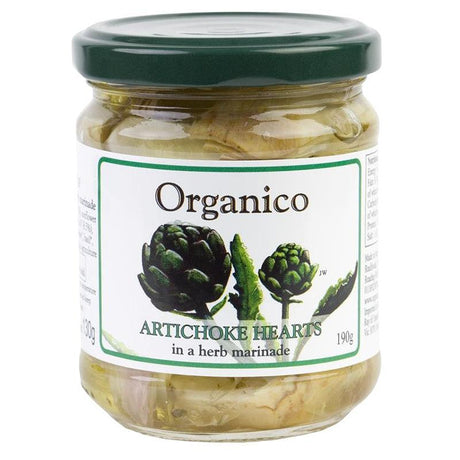 Organico Artichoke Hearts in Oil 190g
