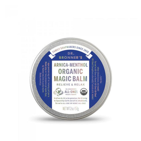 Dr Bronners Organic Magic Balm Arnica Menthol 57g