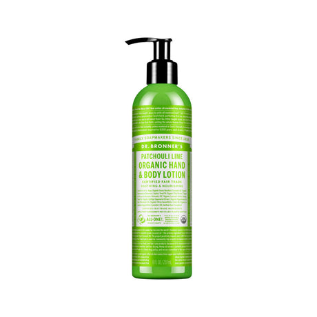 Dr Bronners Organic Lotion Patchouli Lime 237ml