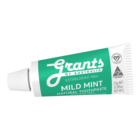 Grants of Australia Toothpaste Mild Mint 25g