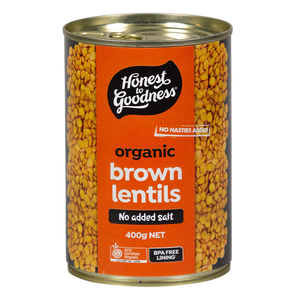 Honest to Goodness Brown Lentils 400g (Cooked)