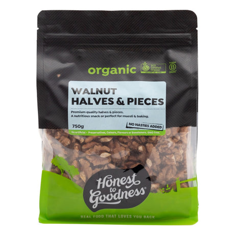 Honest to Goodness Walnut Kernels Combo Halves & Pieces 750g