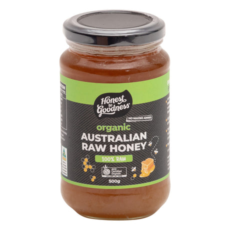 Honest to Goodness Raw Honey Australian 500g