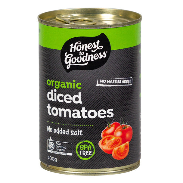 Honest to Goodness Diced Tomatoes 400g