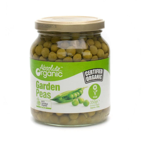 Absolute Organic Garden Peas 350g