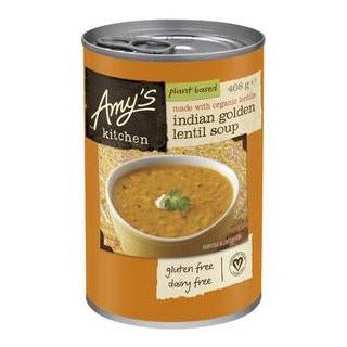 Amys Kitchen Indian Golden Lentil Soup 408g