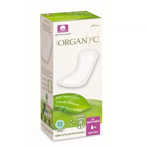Organyc Panty Liners Flat Light 24pk