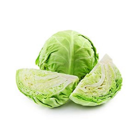 Organic Green Cabbage Quarter