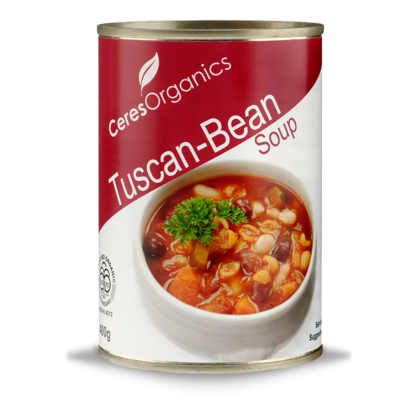 Ceres Organics Soup Tuscan Beans (Can) 400g