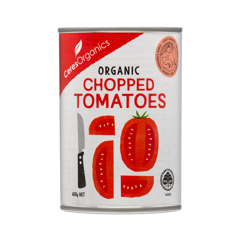 Ceres Organics Tomatoes Chopped (Can) 400g
