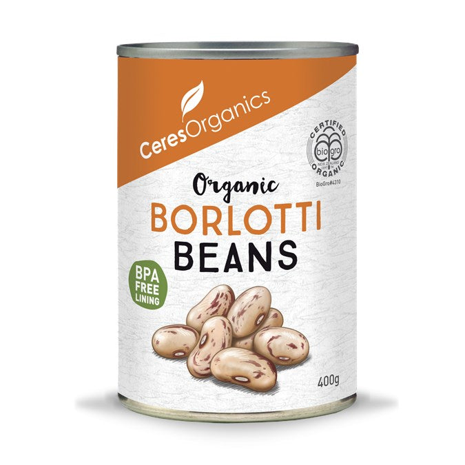Ceres Organics Borlotti Beans (Can) 400g