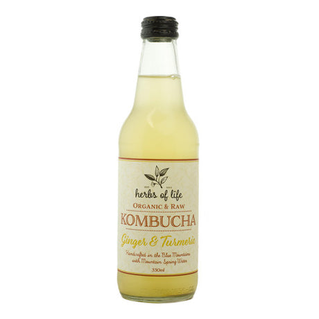 Herbs of Life Kombucha Ginger Turmeric 330ml