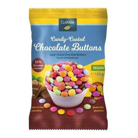 Clarana Candy-Coated Chocolate Buttons 125g