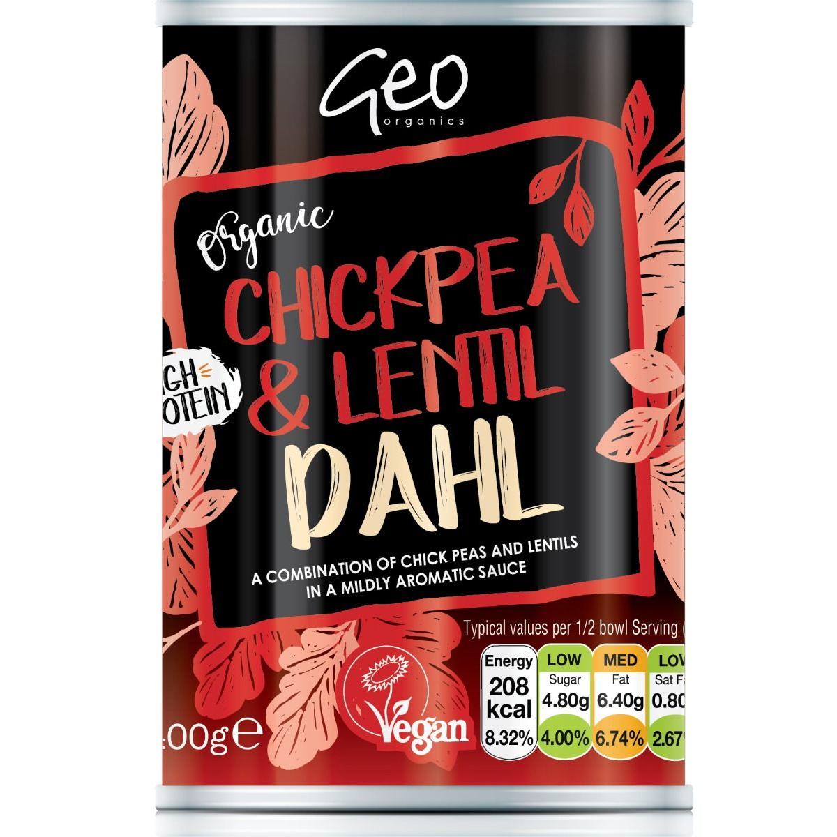 Geo Organics Chickpea Lentil Dahl 400g