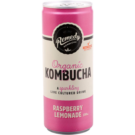 Remedy Kombucha Raspberry Lemon 250ml
