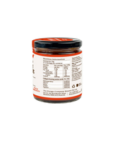 Jar with a label on a white background