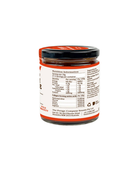 Jar with a label on a white background