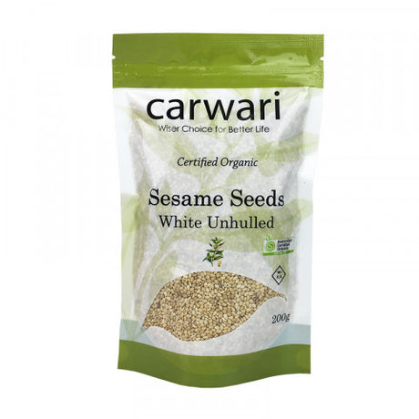 Carwari Organic Sesame Seeds Unhulled 200g
