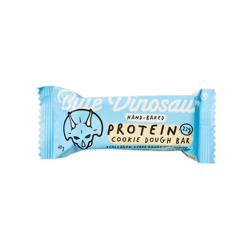 Blue Dinosaur Protein Bar Cookie Dough 60g