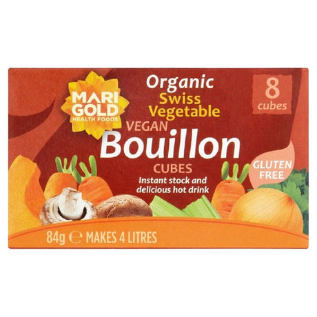 Marigold Bouillon Cube Red Dairy Free 84g 8pk