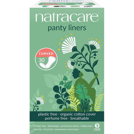 Natracare Panty Liners Curved 30pk