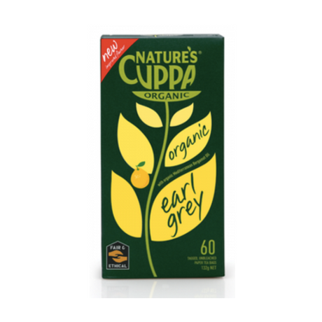 Natures Cuppa Earl Grey Energy Tea 132g x 60 Tea Bag