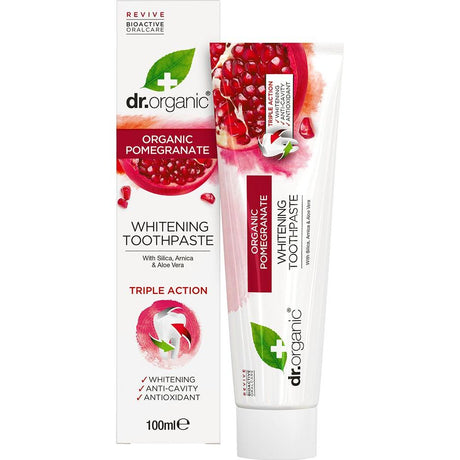 Dr Organic Toothpaste Pomegranate 100ml