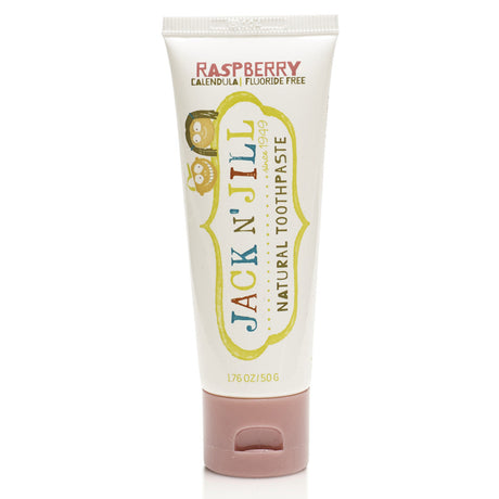 Jack N jill Toothpaste (Children) Raspberry Fluoride Free 50g