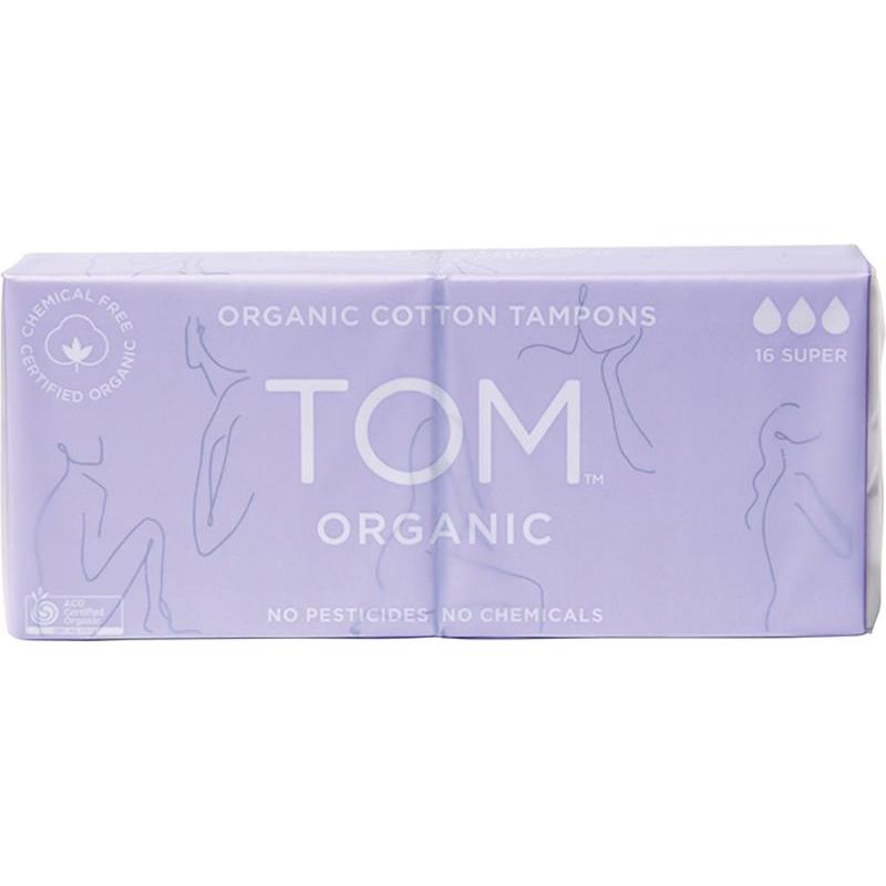 Tom Organic Tampon Super 16pk