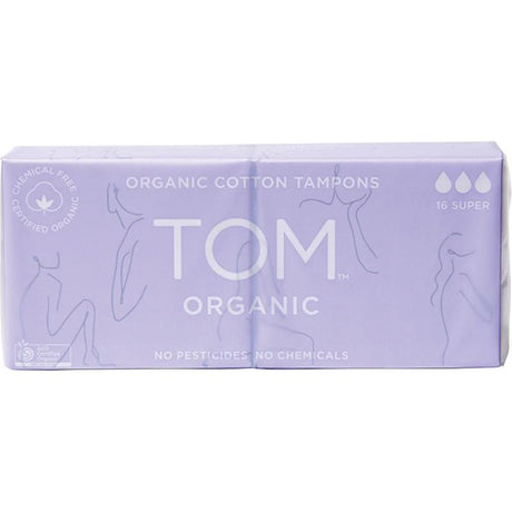 Tom Organic Tampon Super 16pk