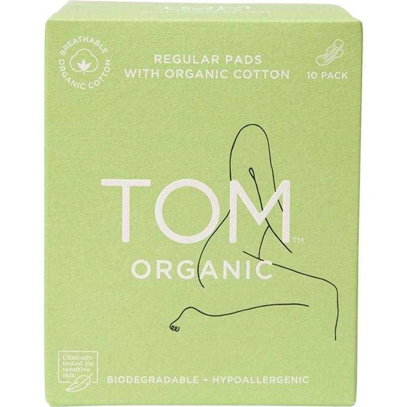 Tom Organic Pads Regular 10pk