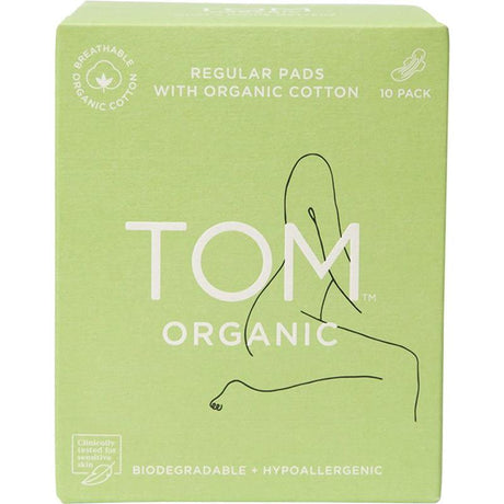 Tom Organic Pads Regular 10pk