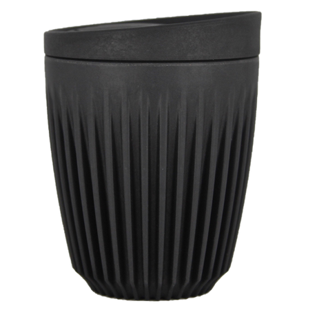 Huskee Reusable Coffee Cup Charcoal 8oz 236ml