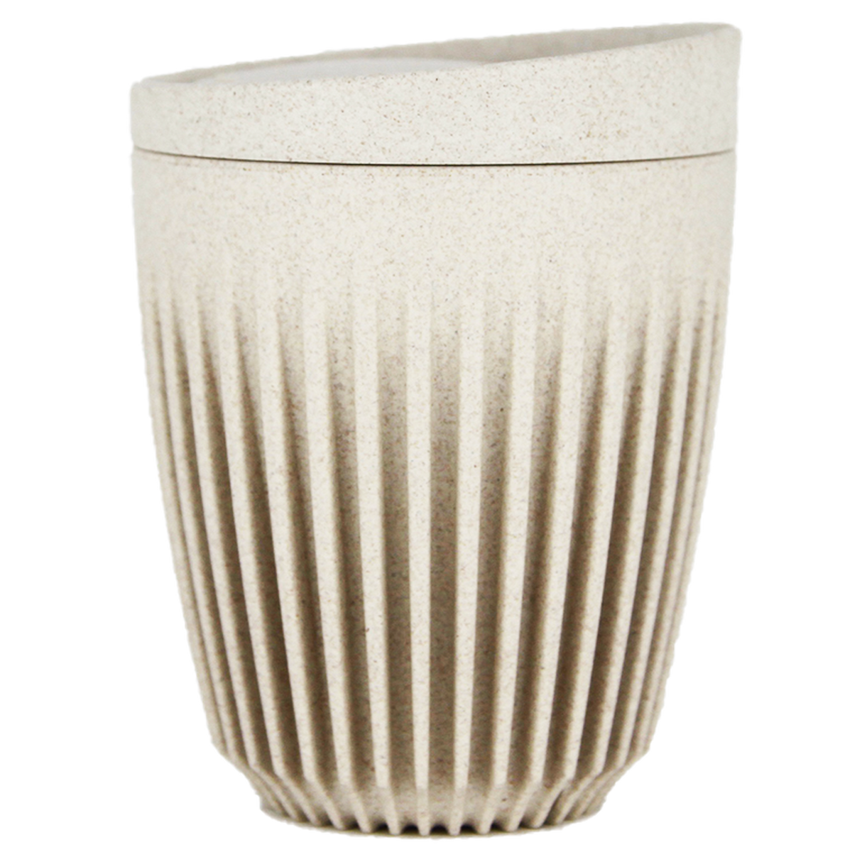 Huskee Reusable Coffee Cup Natural 8oz 236ml