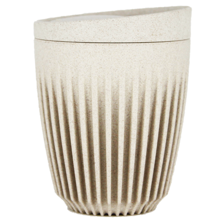 Huskee Reusable Coffee Cup Natural 8oz 236ml