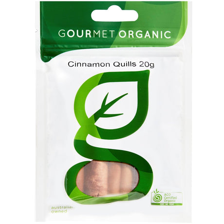 Gourmet Organic Herbs Cinnamon Quills 20g