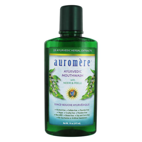 Auromere Mouthwash Neem & Peelu 473ml
