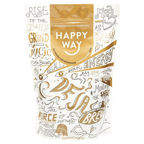 Happy Way Whey Protein Protein Powder Coffee 500g