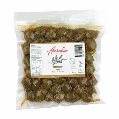 Aurelio Chilli Garlic Olives