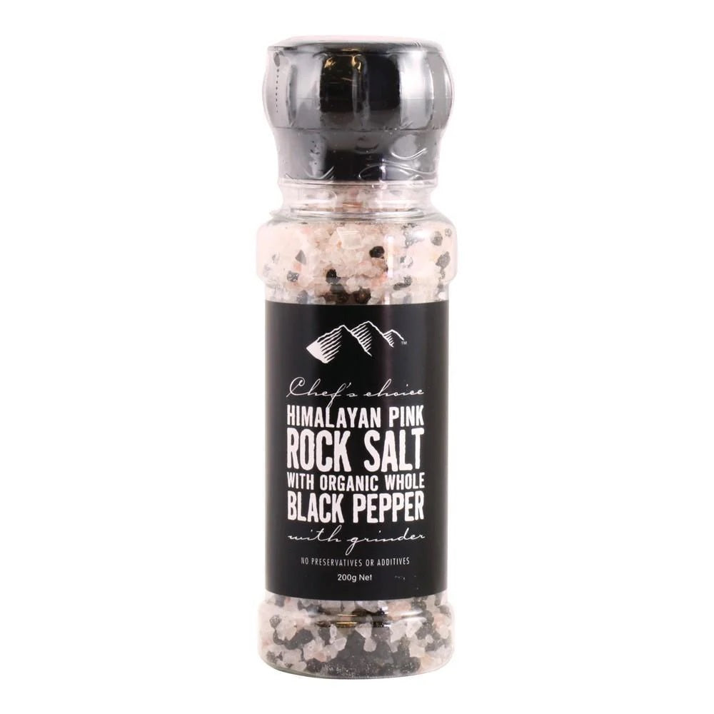 Chef Choice Pink Salt Black Pepper 200g