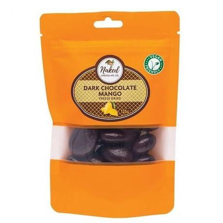 Naked Chocolate Co Dried Mango Dark Chocolate 125g