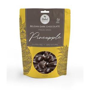 Naked Chocolate Co Dried Pineapple Dark Chocolate 125g
