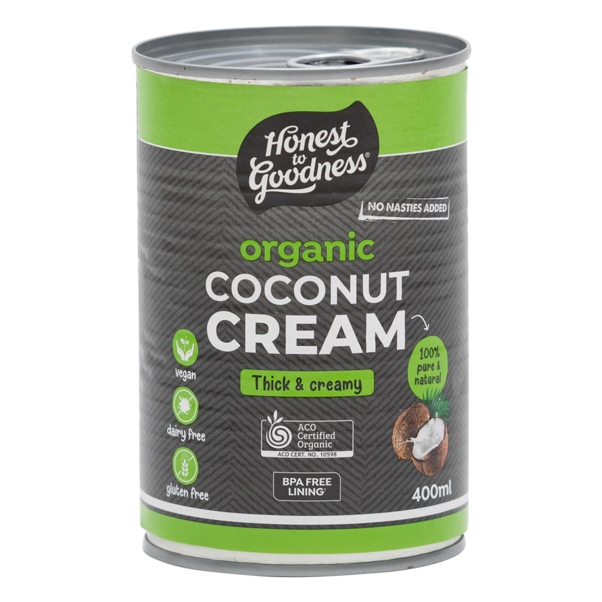 Honest to Goodness Coconut Cream 400ml