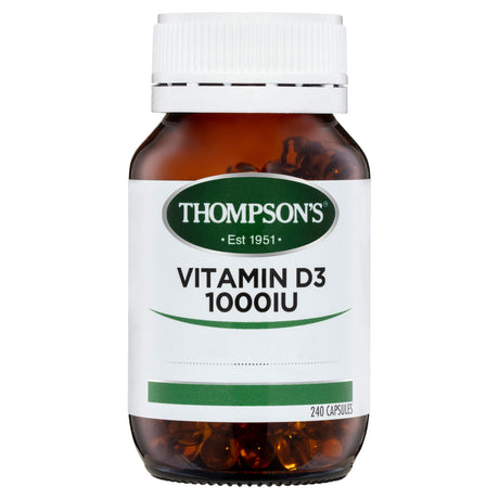 Thompsons Vitamin D3 1000iu 240 caps